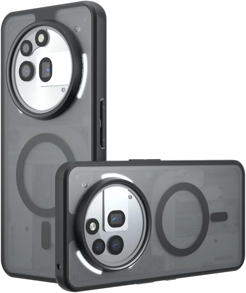 کاور مات مغناطیسی Zuooiec برای Nothing Phone 3a Pro 2025، دارای آهنربای قوی داخلی، سازگار با MagSafe، کاور نازک و باریک PC با حس پوست برای Nothing Phone 3aPro - مشکی