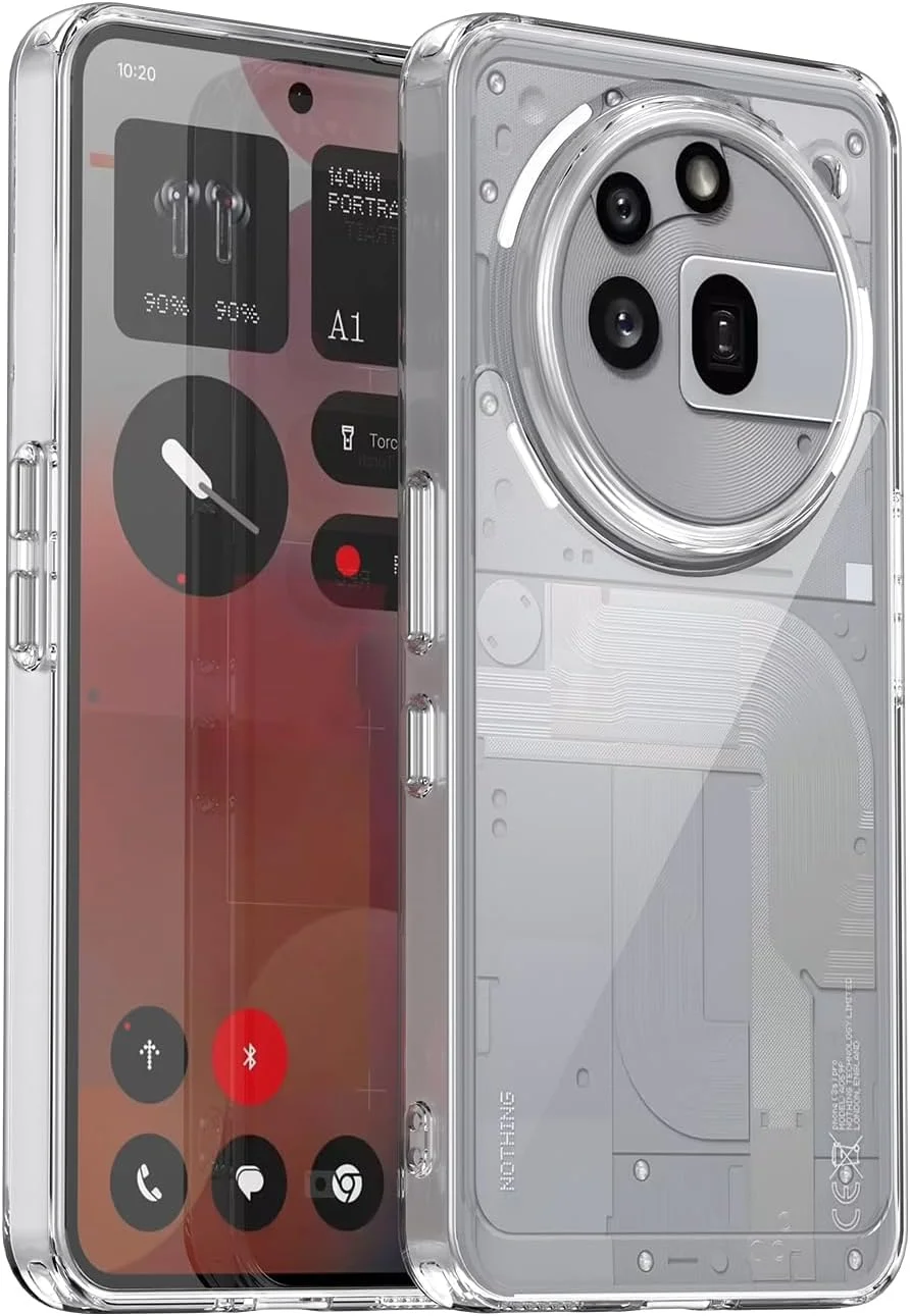 کاور کریستالی شفاف HidWee سازگار با ناتینگ فون 3A Pro، ضد زردی و ضد خش، PC هیبریدی ضد ضربه و سیلیکون TPU برای ناتینگ فون (3A) Pro - شفاف کاور کریستالی شفاف HidWee سازگار با ناتینگ فون 3A Pro، ضد زردی و ضد خش، PC هیبریدی ضد ضربه و سیلیکون TPU برای ناتینگ فون (3A) Pro - شفاف