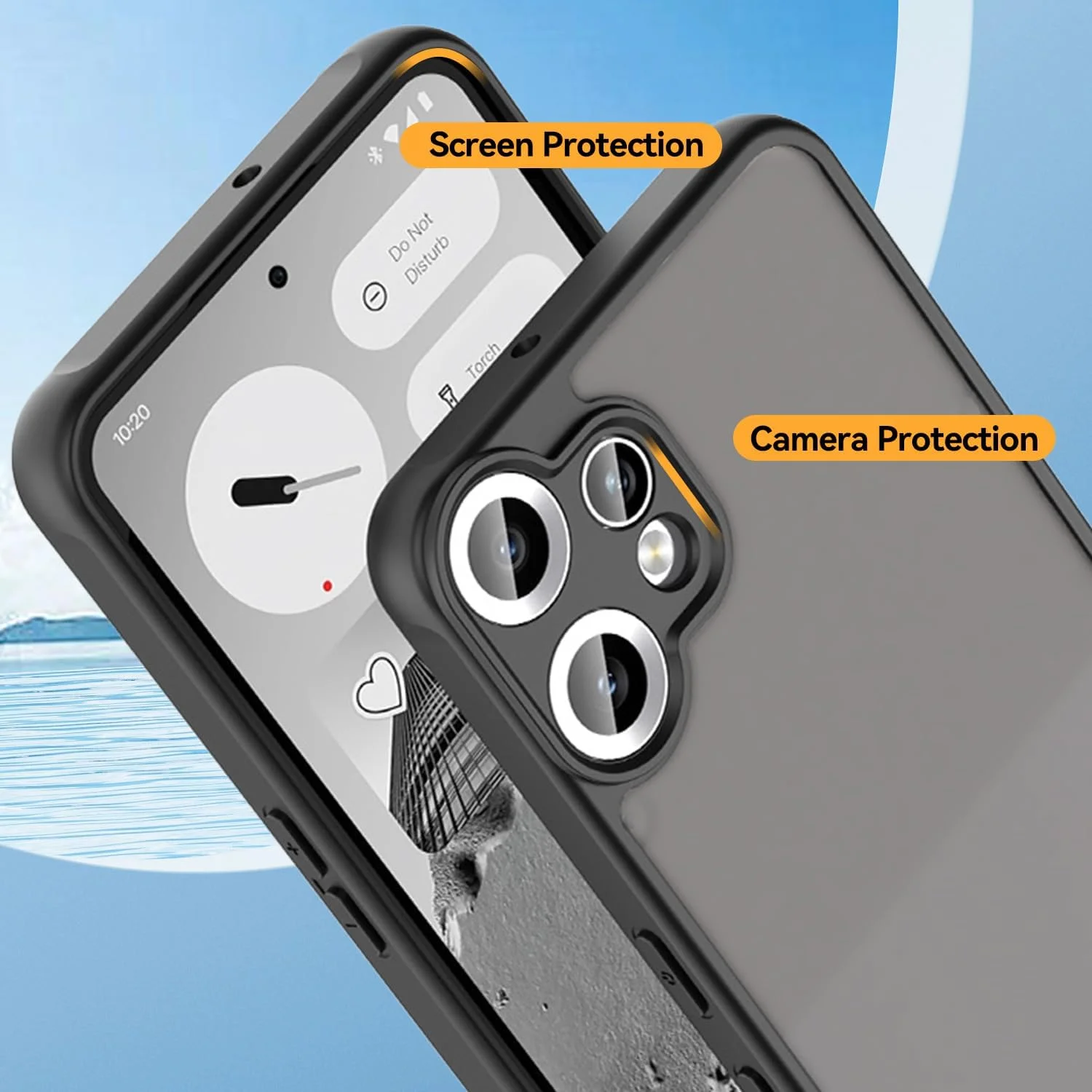 قاب محافظ گوشی CMF by Nothing Phone 2 Pro - بامپر TPU نرم، شفاف، باریک، سبک وزن، پوشش شفاف ضد ضربه، ضد لغزش و مقاوم در برابر زرد شدن