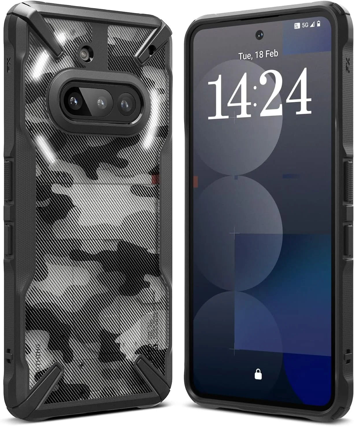 کاور محافظ گوشی رینکه Fusion-X سازگار با ناتینگ فون (3a)، ضد خش، دو پوششه، مقاوم، هیبریدی، ضربه گیر - مشکی چریکی کاور محافظ گوشی رینکه Fusion-X سازگار با ناتینگ فون (3a)، ضد خش، دو پوششه، مقاوم، هیبریدی، ضربه گیر - مشکی چریکی