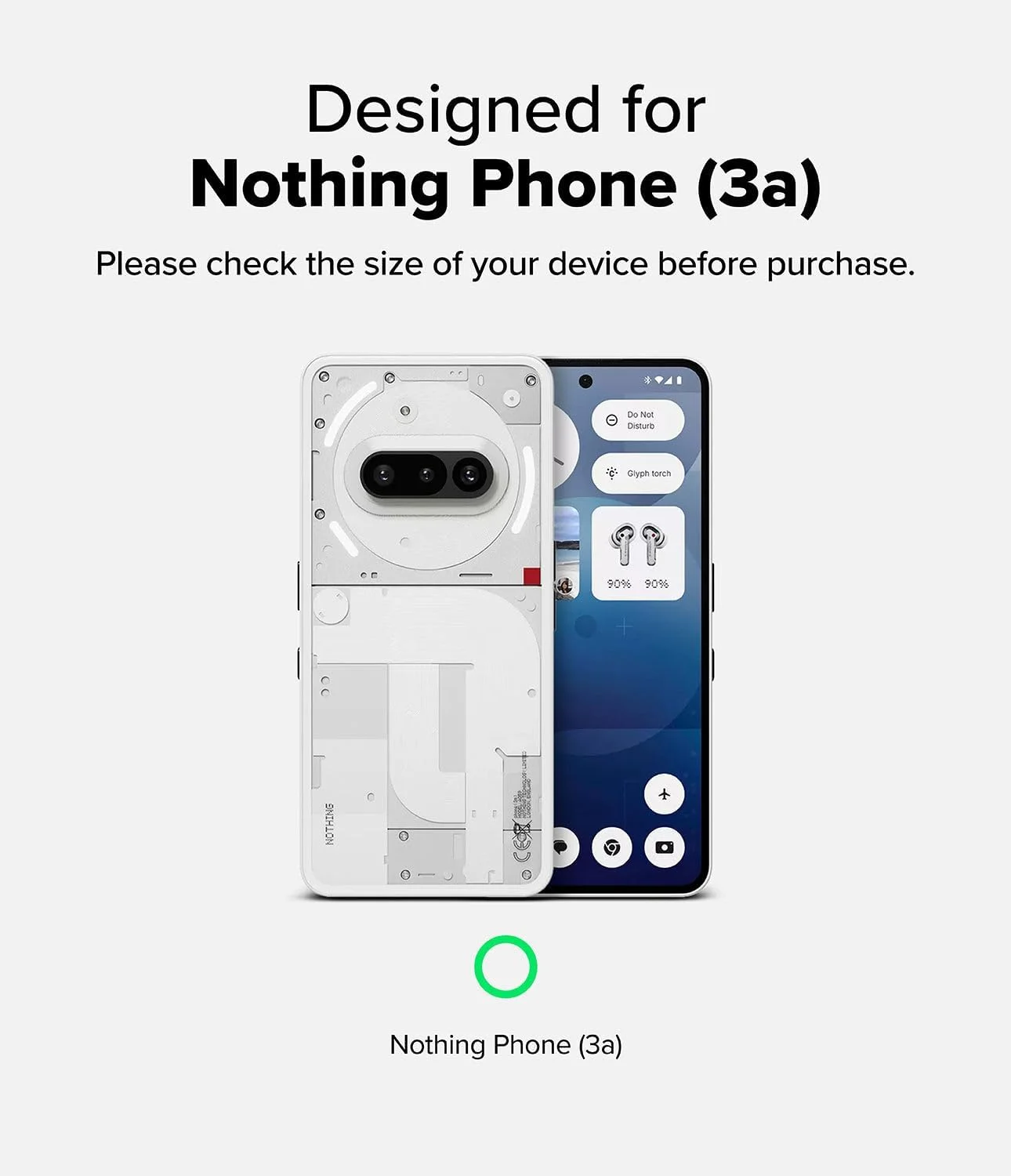 کاور محافظ گوشی رینکه Fusion-X سازگار با ناتینگ فون (3a)، ضد خش، دو پوششه، مقاوم، هیبریدی، ضربه گیر - مشکی چریکی