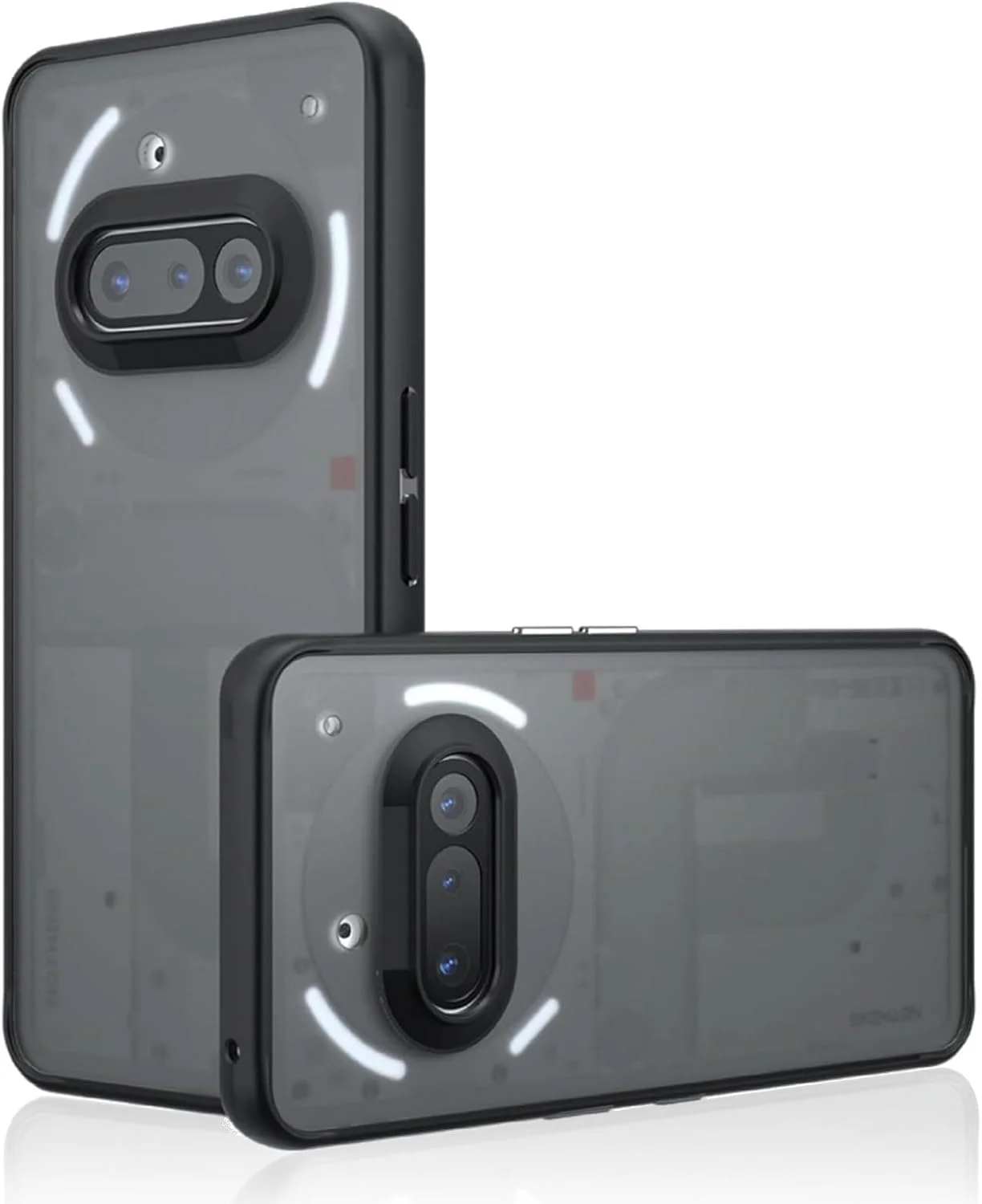 کاور محافظ گوشی ناتینگ فون 3a، کاور مات نیمه شفاف با روکش لمسی مقاوم در برابر ضربه، مناسب برای گوشی ناتینگ فون (3a)، مشکی کاور محافظ گوشی ناتینگ فون 3a، کاور مات نیمه شفاف با روکش لمسی مقاوم در برابر ضربه، مناسب برای گوشی ناتینگ فون (3a)، مشکی