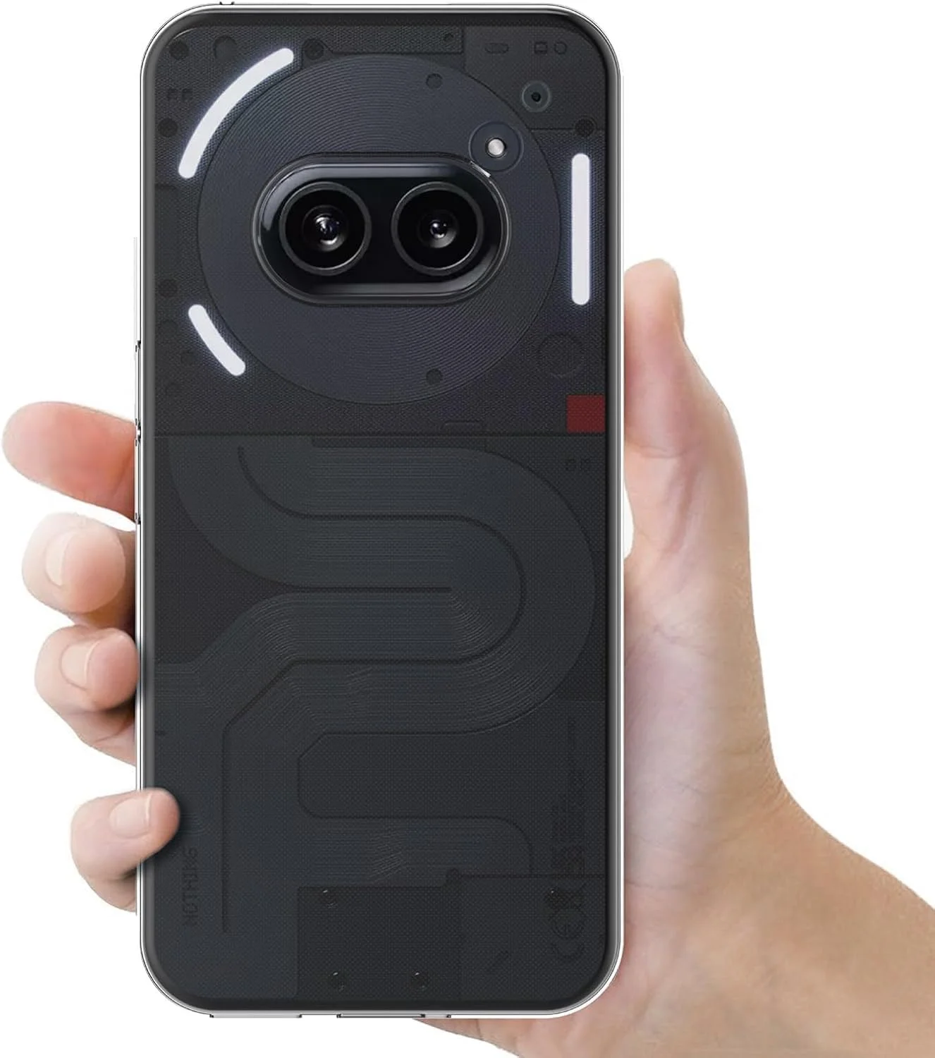 کاور ژله‌ای نرم TPU مای‌جین با سپر ضربه‌گیر و پشت شفاف برای ناتینگ فون 2a (6.7 اینچ)