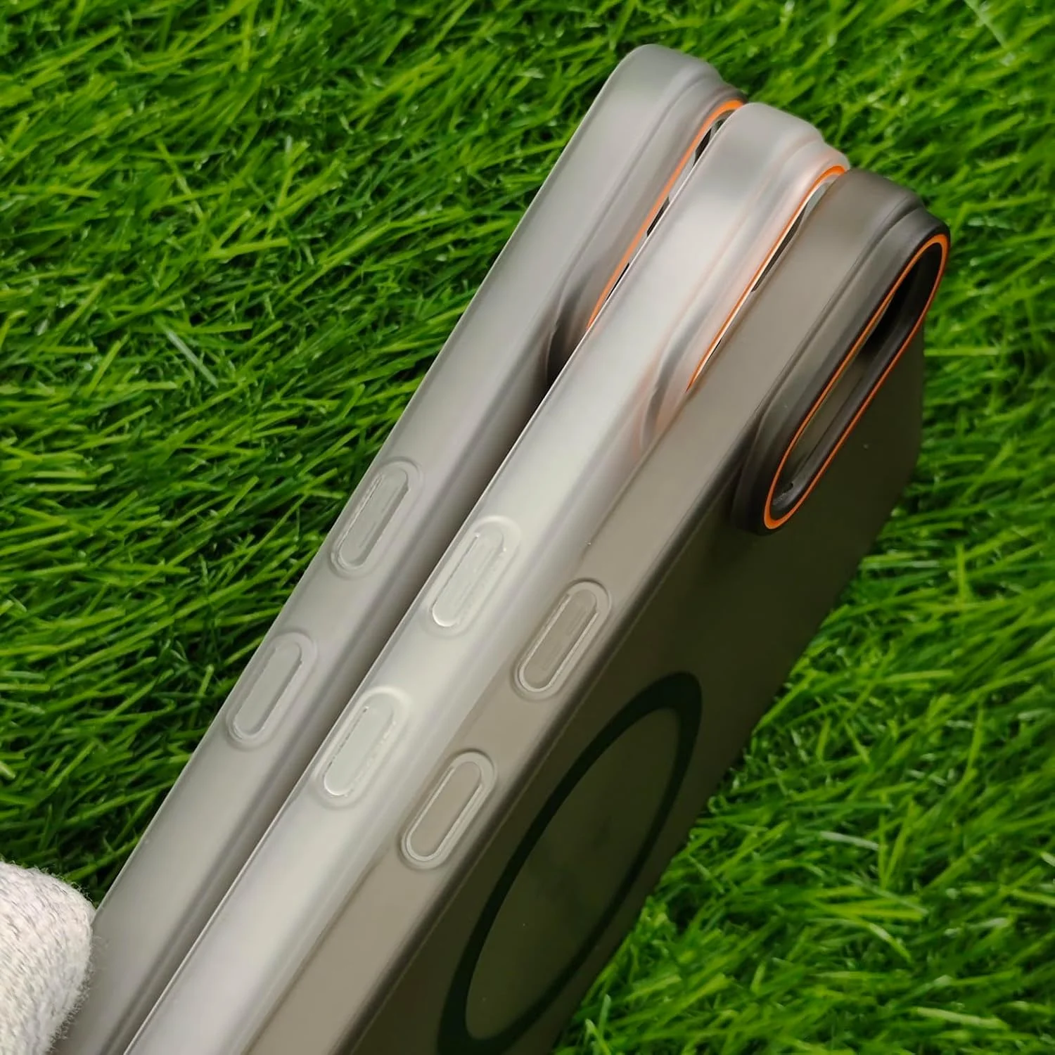 قاب پشتی سخت مات PC مغناطیسی فوق العاده نازک و ترکیبی TPU ضد زرد شدن برای Nothing CMF Phone 2 Pro (خاکستری مات)