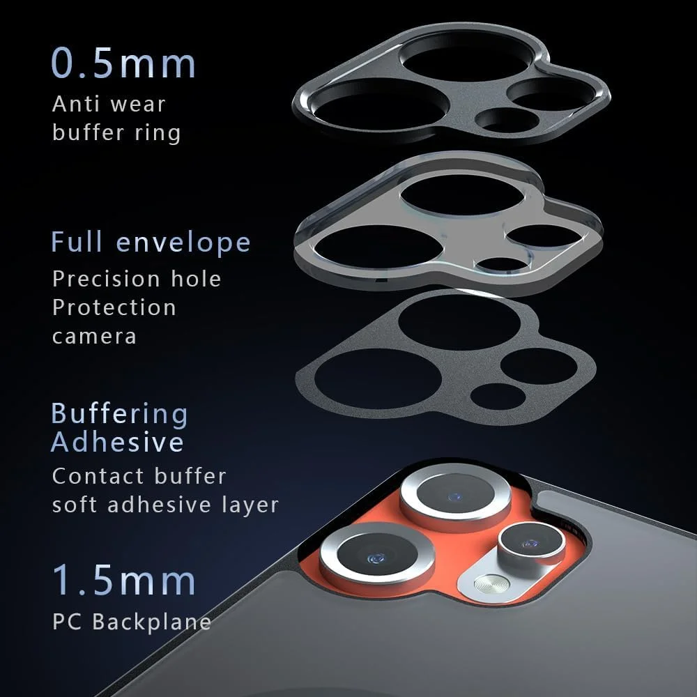 قاب محافظ گوشی سازگار با Nothing CMF Phone 2 Pro، سازگار با MagSafe، قاب گوشی مغناطیسی ضد ضربه داخلی