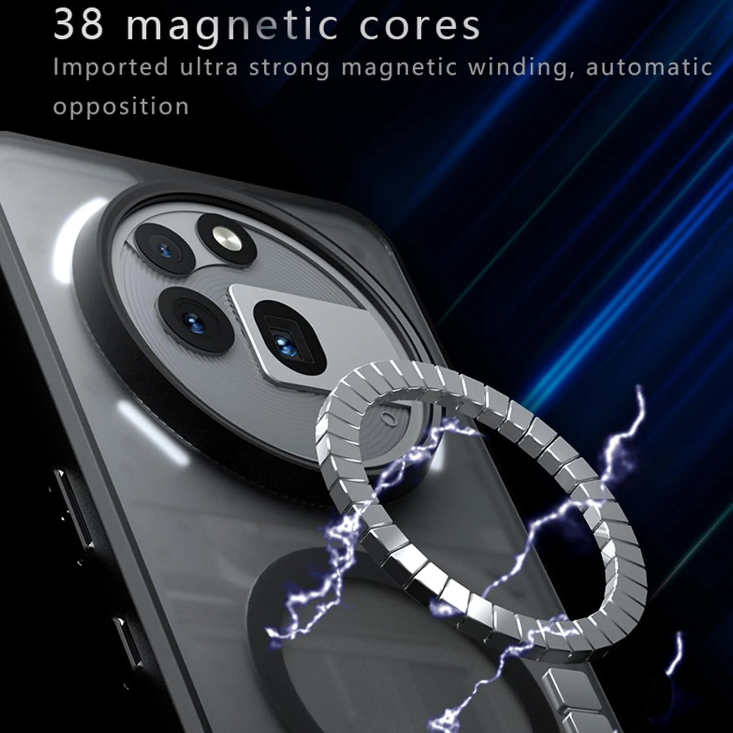 کاور محافظ مغناطیسی گوشی ناتینگ فون (3a) پرو، سازگار با لوازم جانبی مگ-سیف، کاور باریک و نیمه شفاف مات، کاور محافظ نرم ضد خش برای گوشی ناتینگ فون 3a پرو