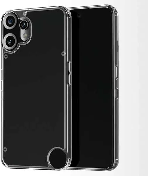 کاور شفاف برای CMF by Nothing Phone 2 Pro 2025، کاور محافظ باریک، ضربه گیر TPU نرم، کاور شفاف کریستالی