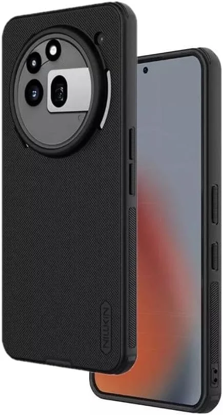 قاب گوشی ناتینگ فون 3a Pro، محافظ سوپر مات فراستد شیلد پرو، محافظت کامل ضد خش، باریک، لوکس، دارای پوشش پشتی سخت (PC+TPU)، لبه های برجسته برای محافظت از دوربین، مناسب برای ناتینگ فون (3a) Pro - مشکی