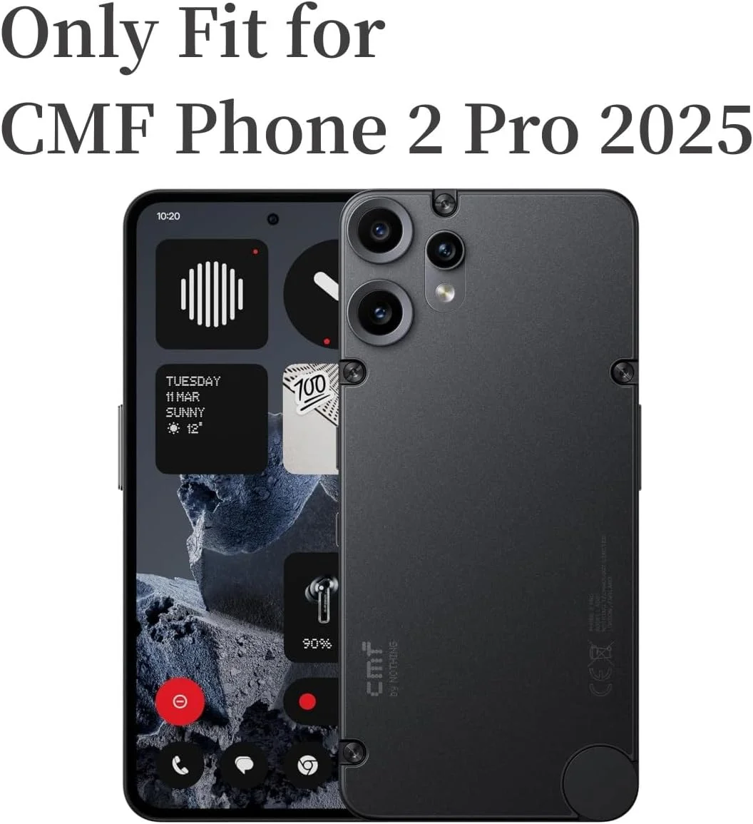 کاور شفاف برای CMF by Nothing Phone 2 Pro 2025، کاور محافظ باریک، ضربه گیر TPU نرم، کاور شفاف کریستالی