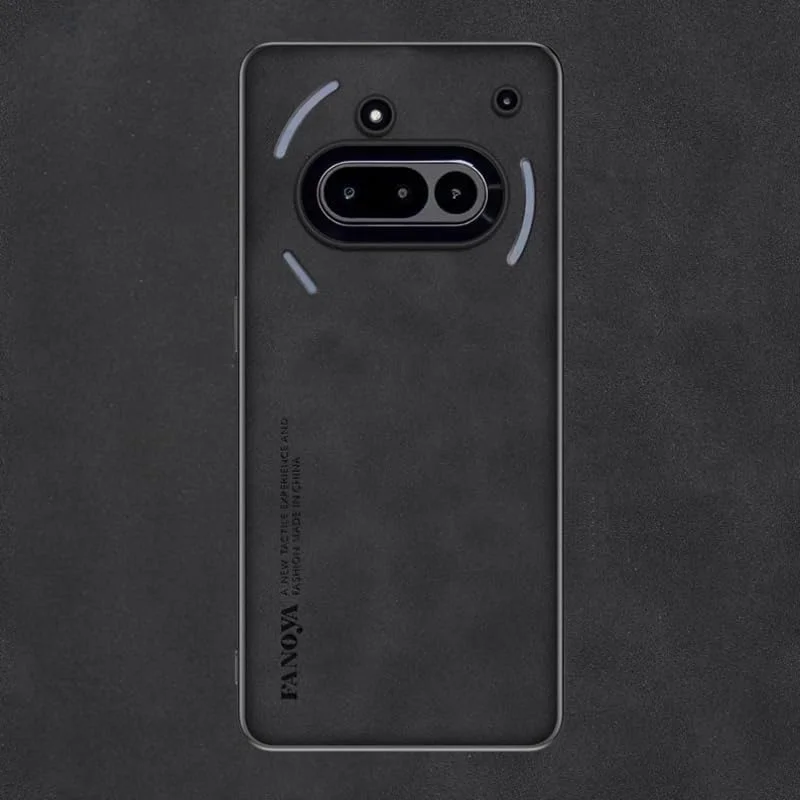 کاور چرمی مات مدل Business مناسب برای Nothing Phone 3A - کاور نرم و ضد لغزش 2 در 1 PC+TPU برای Nothing Phone 3A 2025