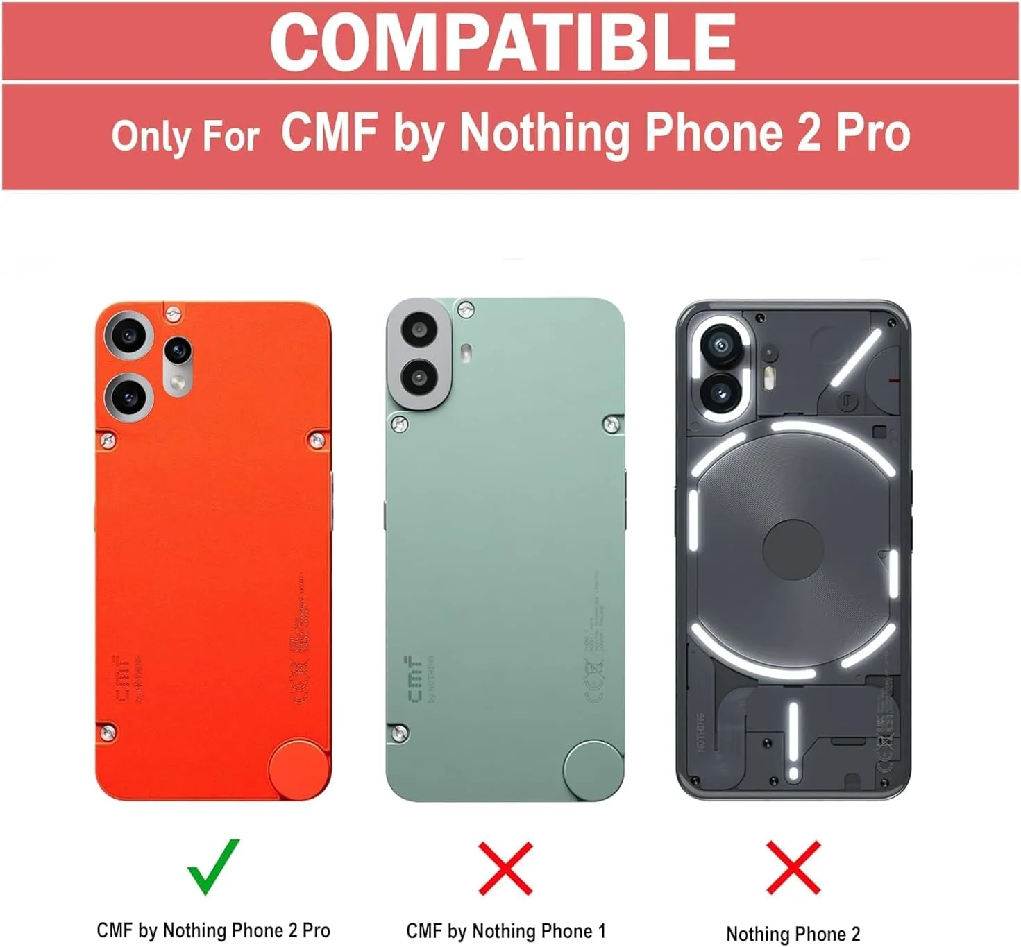 قاب محافظ گوشی ناتینگ CMF Phone 2 Pro، ضد ضربه، با پشت شفاف کریستالی، محافظت 360 درجه، طراحی محافظتی، PC شفاف و TPU، بامپر مشکی قاب محافظ گوشی ناتینگ CMF Phone 2 Pro، ضد ضربه، با پشت شفاف کریستالی، محافظت 360 درجه، طراحی محافظتی، PC شفاف و TPU، بامپر مشکی