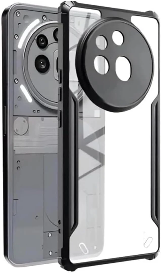 کاور محافظ کریستالی شفاف برای ناتینگ فون 3a Pro، با محافظت 360 درجه، کاور محافظ ضد ضربه، پشت سخت PC ضد خش (شفاف)