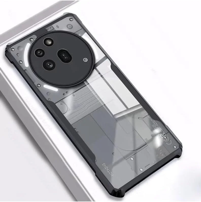 کاور محافظ کریستالی شفاف برای ناتینگ فون 3a Pro، با محافظت 360 درجه، کاور محافظ ضد ضربه، پشت سخت PC ضد خش (شفاف)