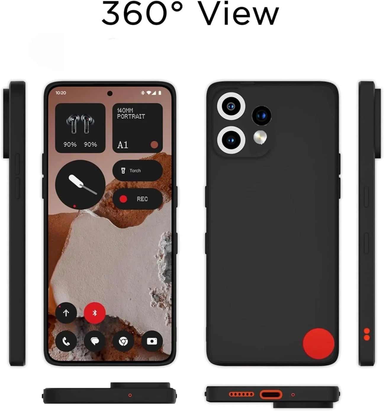 قاب پشتی گوشی ناتینگ CMF Phone 2 Pro | سیلیکونی نرم و مات | انعطاف پذیر | محافظت از لنز دوربین | پوشش لاستیکی ضد ضربه در تمام زوایا برای گوشی ناتینگ CMF Phone 2 Pro