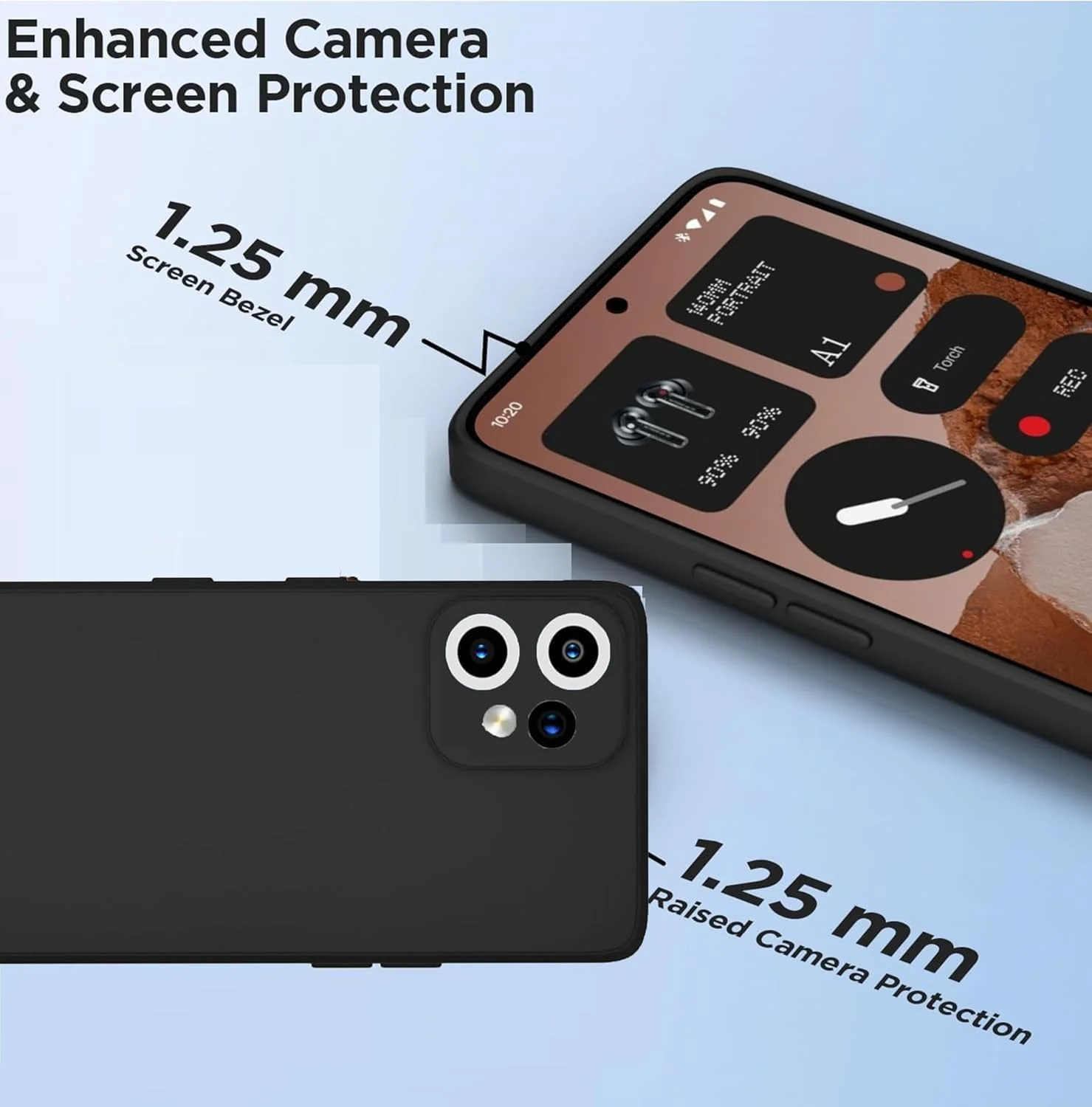 قاب پشتی گوشی ناتینگ CMF Phone 2 Pro | سیلیکونی نرم و مات | انعطاف پذیر | محافظت از لنز دوربین | پوشش لاستیکی ضد ضربه در تمام زوایا برای گوشی ناتینگ CMF Phone 2 Pro