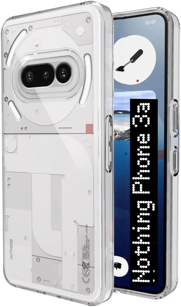 کاور محافظ پشتی نرم و باریک فوق العاده شفاف برای ناتینگ فون 3A به همراه محافظ دوربین - طراحی شده برای ناتینگ فون 3A