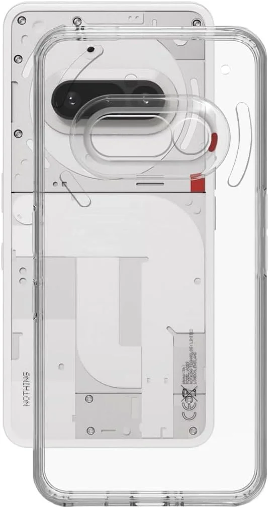 کاور محافظ پشتی نرم و باریک فوق العاده شفاف برای ناتینگ فون 3A به همراه محافظ دوربین - طراحی شده برای ناتینگ فون 3A