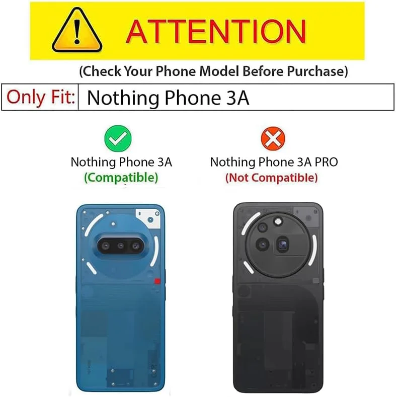 قاب سیلیکونی نرم و ممتاز گوشی ناتینگ فون 3a سایز 6.77 اینچ، [دارای پوشش داخلی میکروفیبر ضد خش]، ضد ضربه، محافظ باریک گوشی برای 3a 2025، آبی