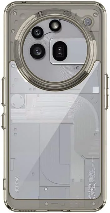 قاب محافظ گوشی شفاف رنگی آبنباتی سازگار با ناتینگ فون 3a Pro (2025)، کاور ضربه گیر نرم و مقاوم در برابر شوک برای ناتینگ فون 3a Pro (خاکستری روشن)