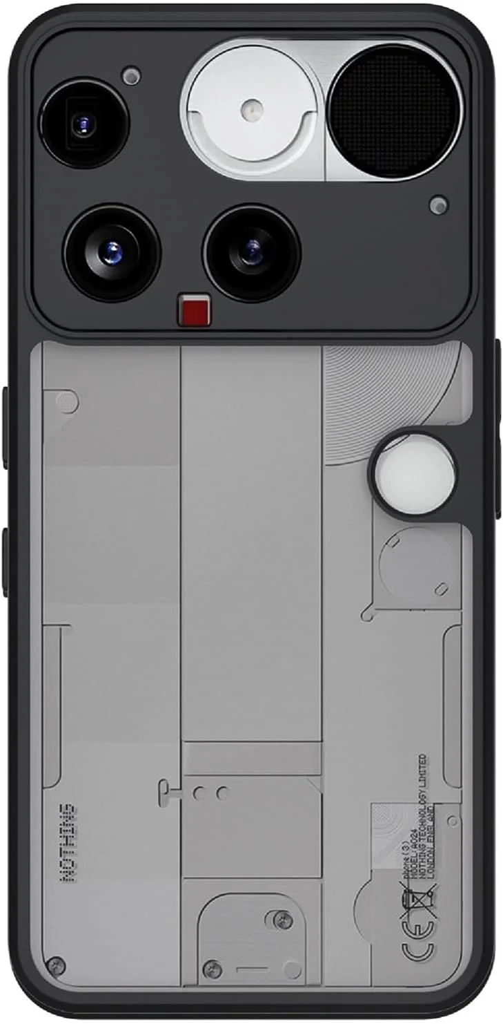 کاور محافظ گوشی ناتینگ فون (3)/ناتینگ فون 3، PC سخت + TPU نرم، کاور مات، ضد ضربه، بدون زرد شدن - مشکی کاور محافظ گوشی ناتینگ فون (3)/ناتینگ فون 3، PC سخت + TPU نرم، کاور مات، ضد ضربه، بدون زرد شدن - مشکی