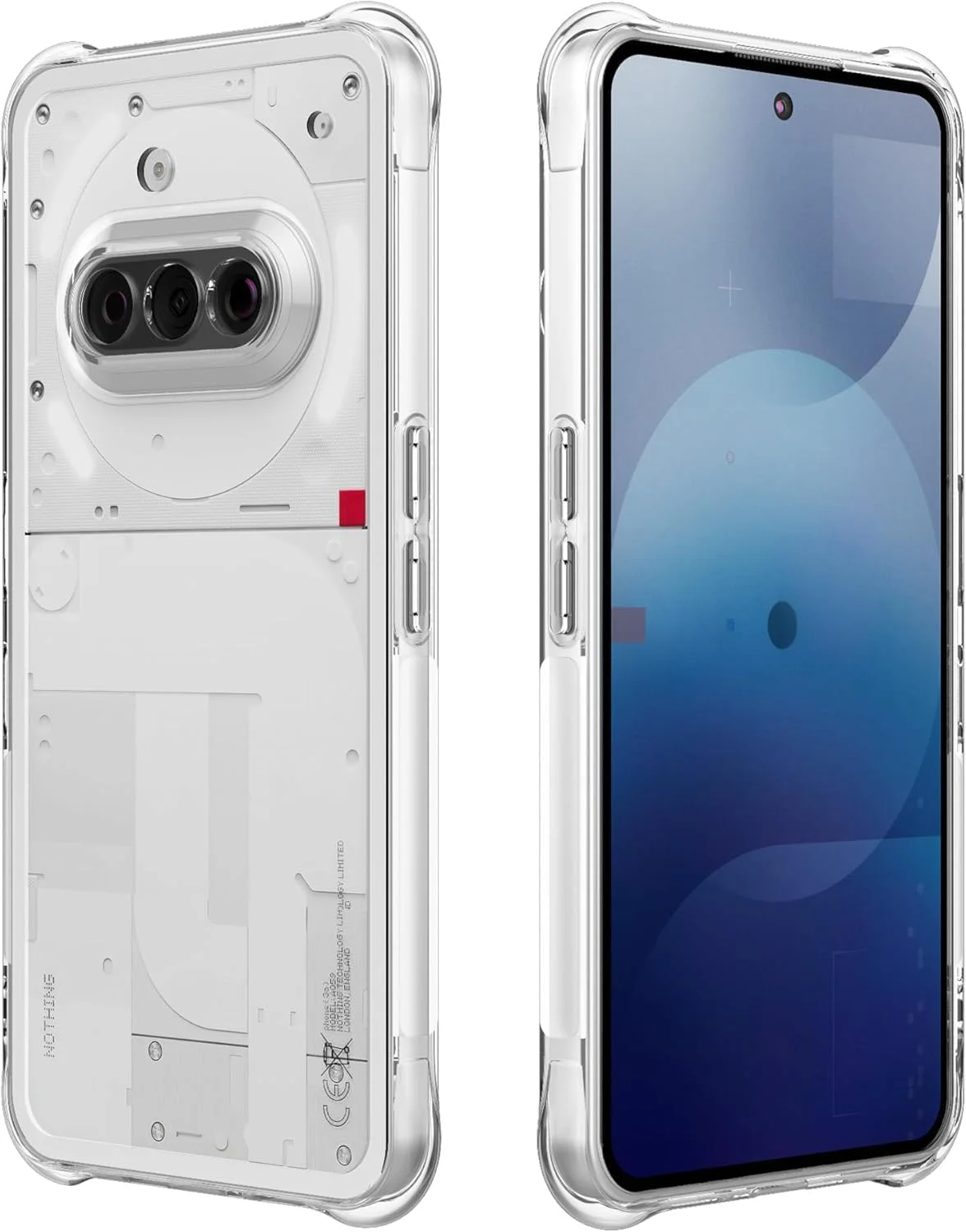 قاب گوشی برای ناتینگ فون 3a، قاب شفاف 6.77 اینچی، TPU نرم ضد ضربه، ضد زردی، ضد خش، محافظت در برابر افتادن، کاور باریک برای ناتینگ فون (3a)