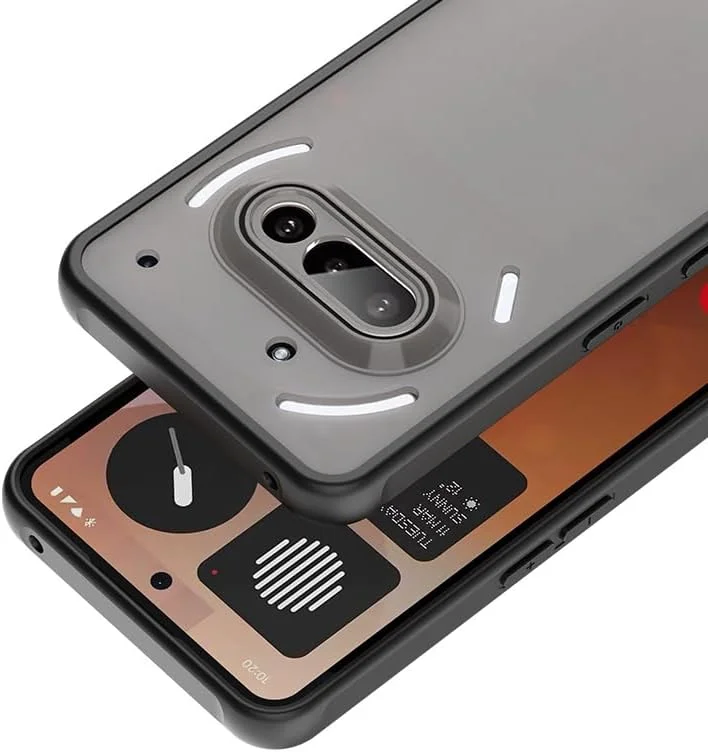 کاور محافظ گوشی ناتینگ فون 3a 5G مدل PC + TPU نیمه شفاف ضد ضربه (آبی)