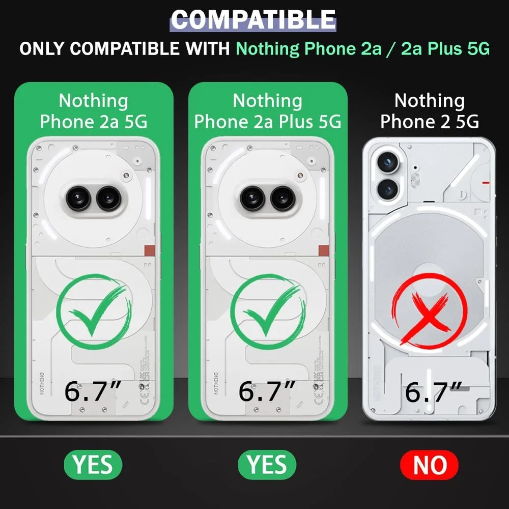 قاب پشتی شفاف TheGiftKart مناسب برای تلفن Nothing Phone 2a 5G | محافظت 360 درجه | طراحی ضد ضربه | قاب پشتی شفاف برای Nothing Phone 2a (PC & TPU، شفاف) قاب پشتی شفاف TheGiftKart مناسب برای تلفن Nothing Phone 2a 5G | محافظت 360 درجه | طراحی ضد ضربه | قاب پشتی شفاف برای Nothing Phone 2a (PC & TPU، شفاف)