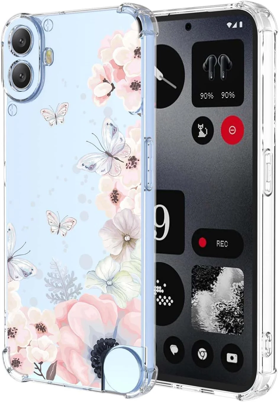 کاور محافظ گوشی ناتینگ CMF Phone 1 بوریا، سیلیکونی نرم و شفاف TPU، بسیار نازک، ضد ضربه، با طرحی ساده و ظریف، مدل A48