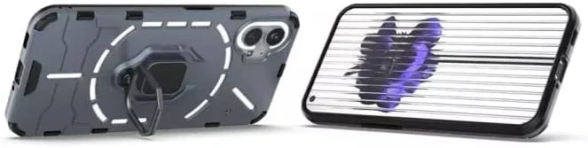 قاب پشتی گوشی ناتینگ فون (1) مدل Spazy Case® | محافظ دو لایه زرهی تمام بدنه + قاب پشتی استنددار PC Hybrid برای گوشی ناتینگ فون (1)