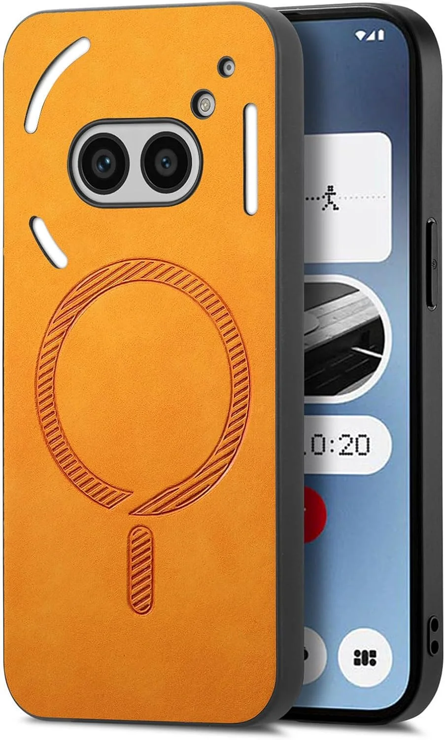 قاب محافظ زرد ضد ضربه و مغناطیسی سازگار با ناتینگ فون (2a) 5G و شارژ بیسیم قاب محافظ زرد ضد ضربه و مغناطیسی سازگار با ناتینگ فون (2a) 5G و شارژ بیسیم