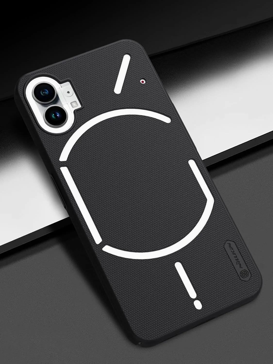 قاب باریک و مات برای ناتینگ فون 2، به همراه 2 محافظ صفحه نمایش شیشه ای حرارت دیده، ضد اثر انگشت، ضد لغزش، آبی