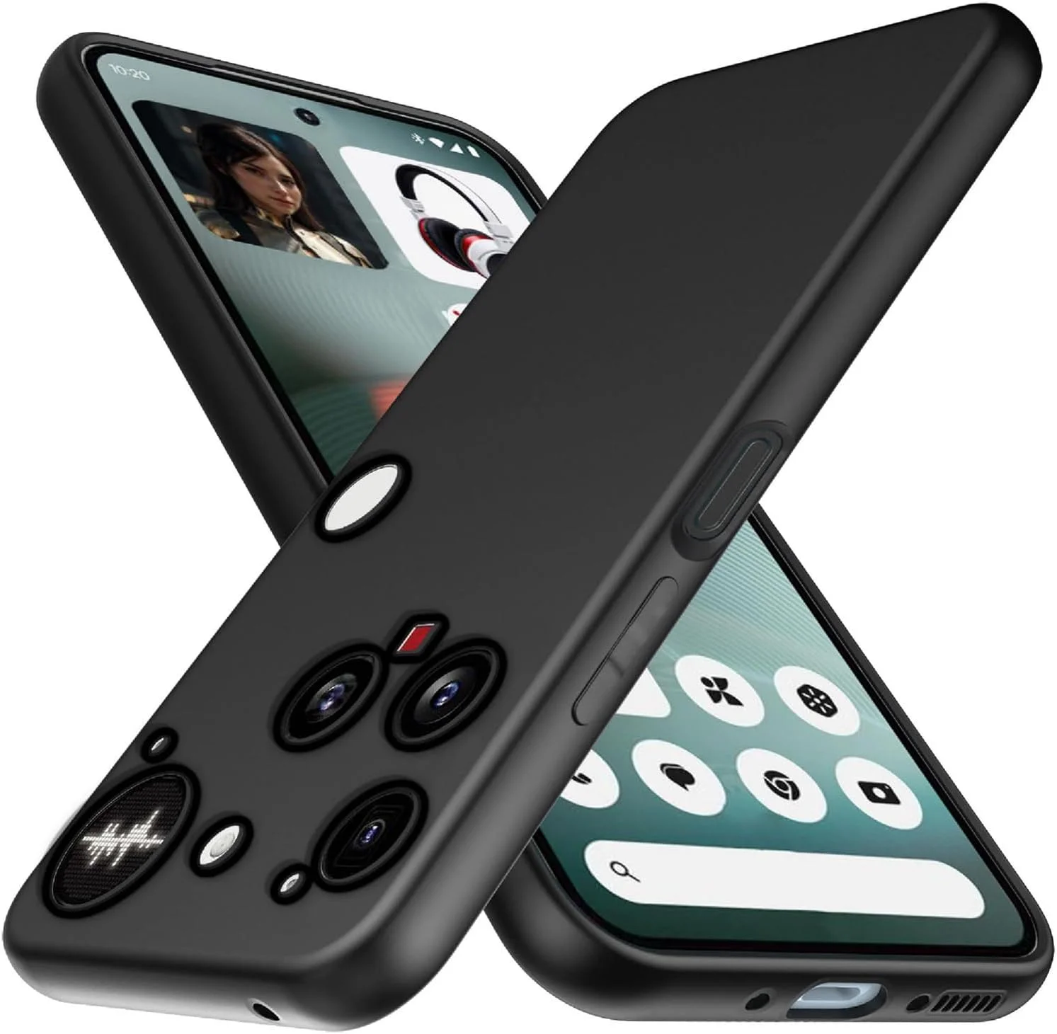 کاور محافظ ژیوپوی سازگار با ناتینگ فون (3)/ناتینگ فون 3، جنس TPU انعطاف پذیر، کاور فوق العاده نازک، ضد اثر انگشت، باریک، مقاوم در برابر سایش، ضد لغزش - مشکی کاور محافظ ژیوپوی سازگار با ناتینگ فون (3)/ناتینگ فون 3، جنس TPU انعطاف پذیر، کاور فوق العاده نازک، ضد اثر انگشت، باریک، مقاوم در برابر سایش، ضد لغزش - مشکی