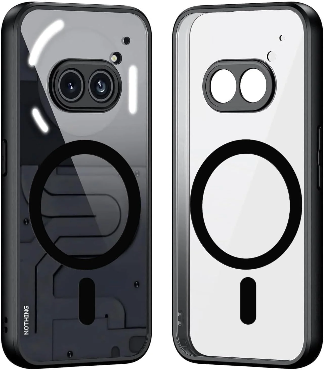 کاور مگنتی کوکینن برای ناتینگ فون 2a، محافظت شفاف از دوربین، سازگار با مگنتی، ضد ضربه، ضد خش، لبه TPU نرم + کاور پشتی PC شفاف، مشکی کاور مگنتی کوکینن برای ناتینگ فون 2a، محافظت شفاف از دوربین، سازگار با مگنتی، ضد ضربه، ضد خش، لبه TPU نرم + کاور پشتی PC شفاف، مشکی