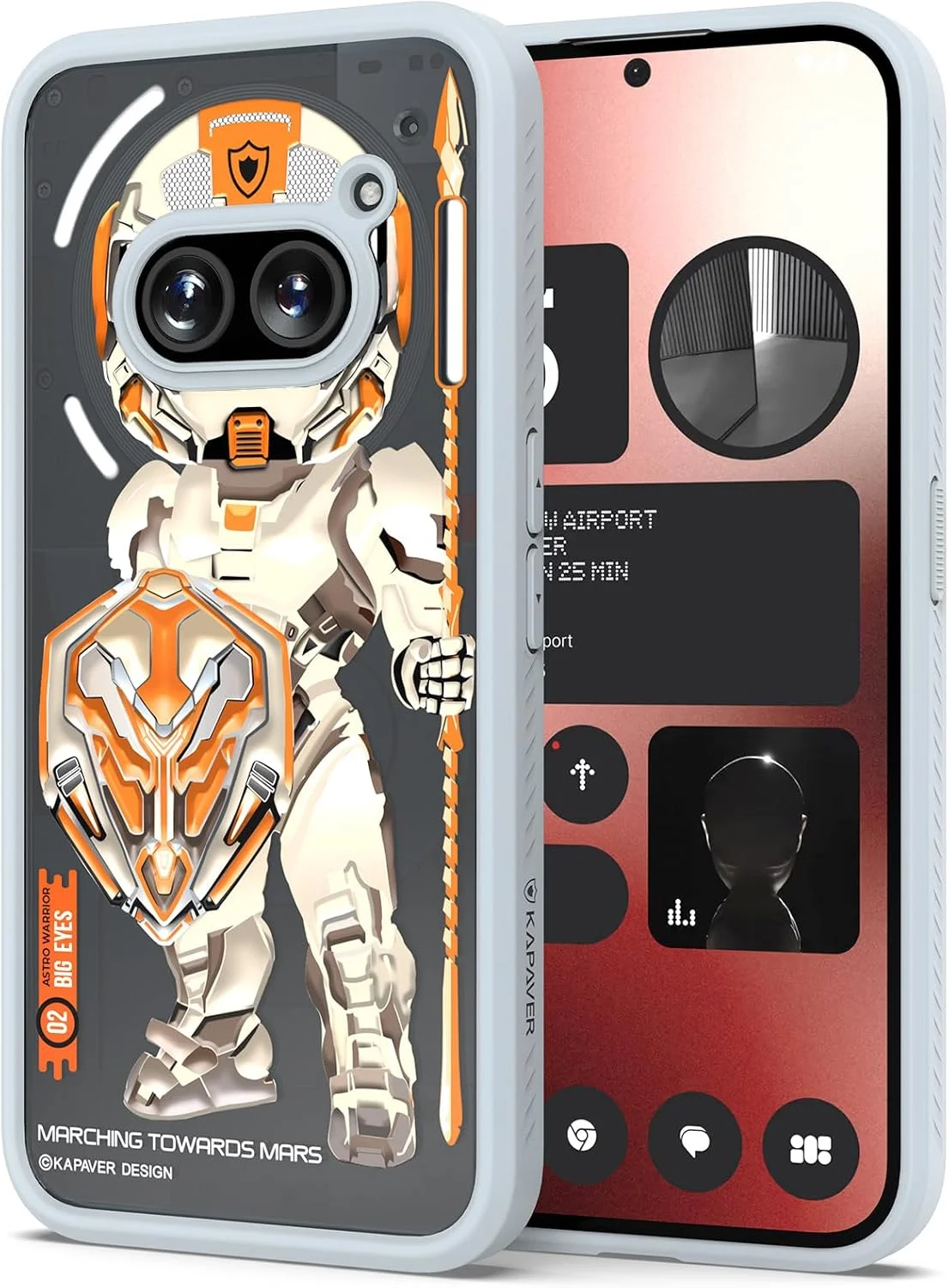 کاور پشتی طرح دار سری Impulse کاور برای ناتینگ فون 2a 5G (خاکستری Astro Warrior) کاور پشتی طرح دار سری Impulse کاور برای ناتینگ فون 2a 5G (خاکستری Astro Warrior)