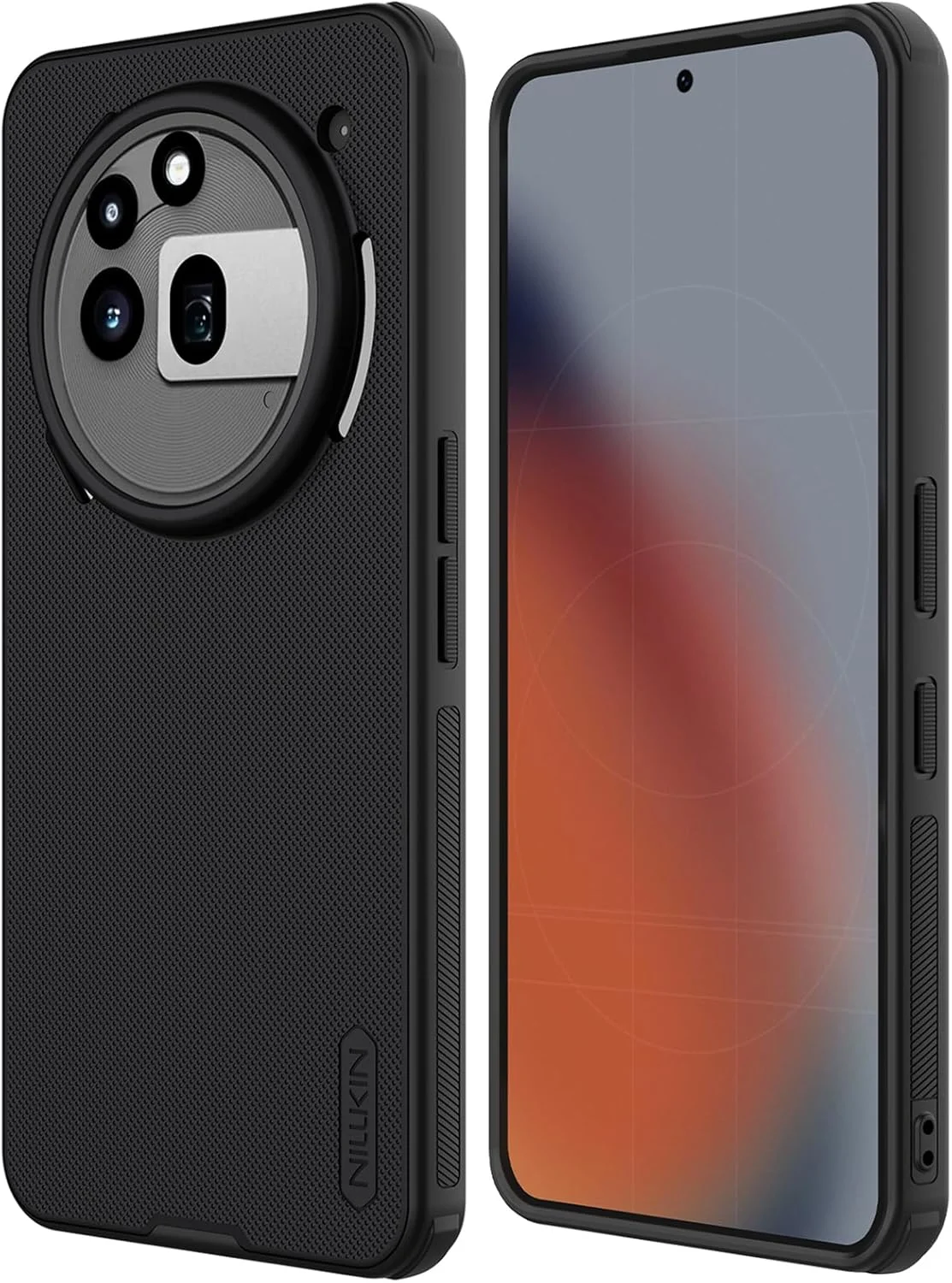 قاب محافظ گوشی ناتینگ فون 3a Pro، بامپر ضد ضربه TPU+PC، کاور پشتی مات ضد اثر انگشت، محافظ دسته ضد لغزش جانبی، قاب محافظ باریک ضد اثر انگشت