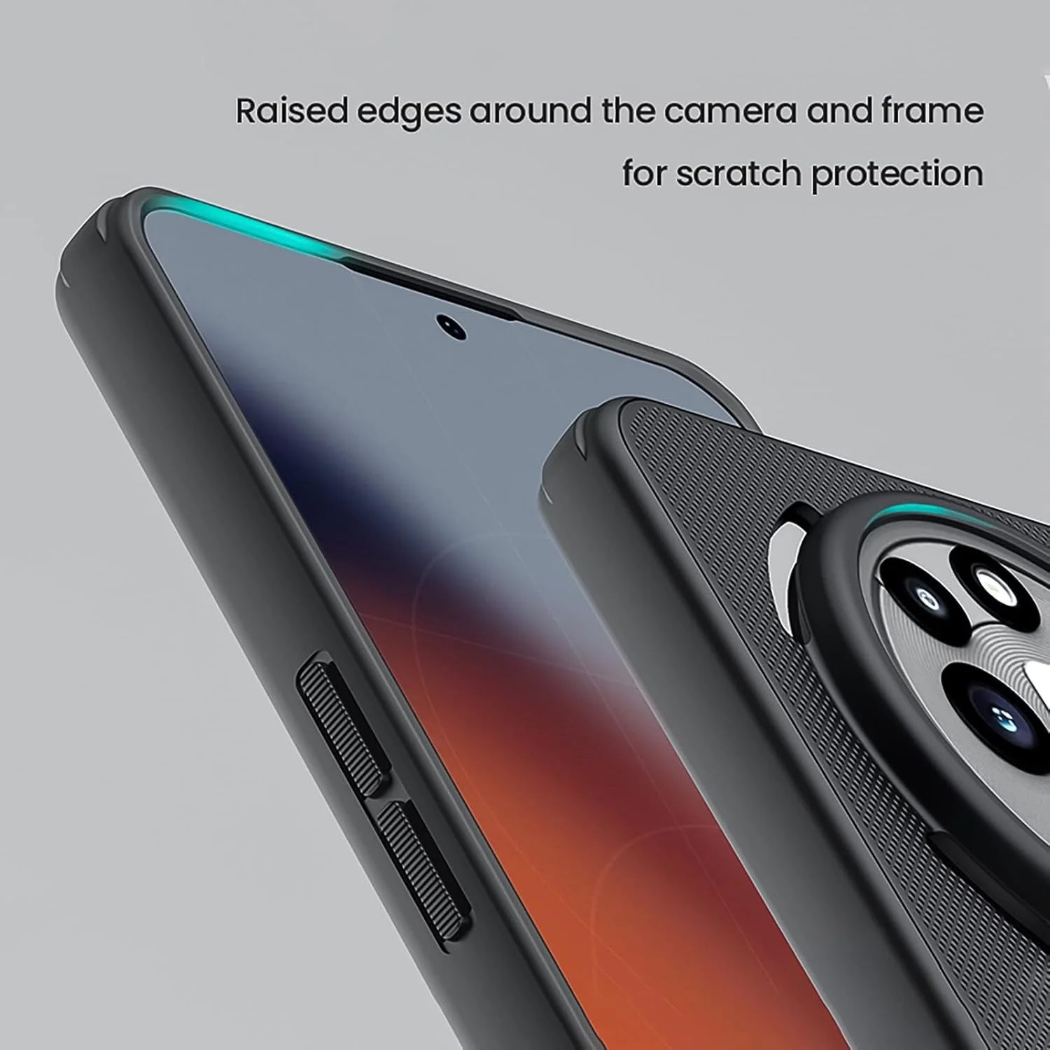 قاب محافظ گوشی ناتینگ فون 3a Pro، بامپر ضد ضربه TPU+PC، کاور پشتی مات ضد اثر انگشت، محافظ دسته ضد لغزش جانبی، قاب محافظ باریک ضد اثر انگشت