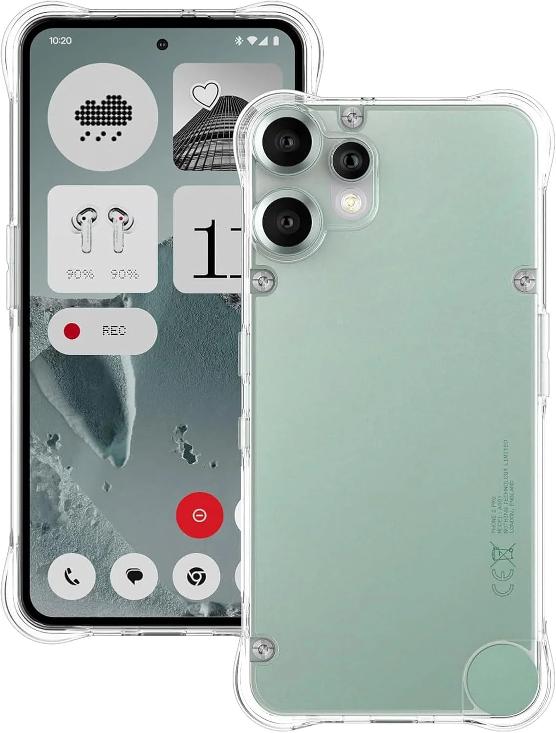 قاب گوشی برای ناتینگ فون 2 پرو، کاور محافظ نرم (برای ناتینگ فون 2 پرو)