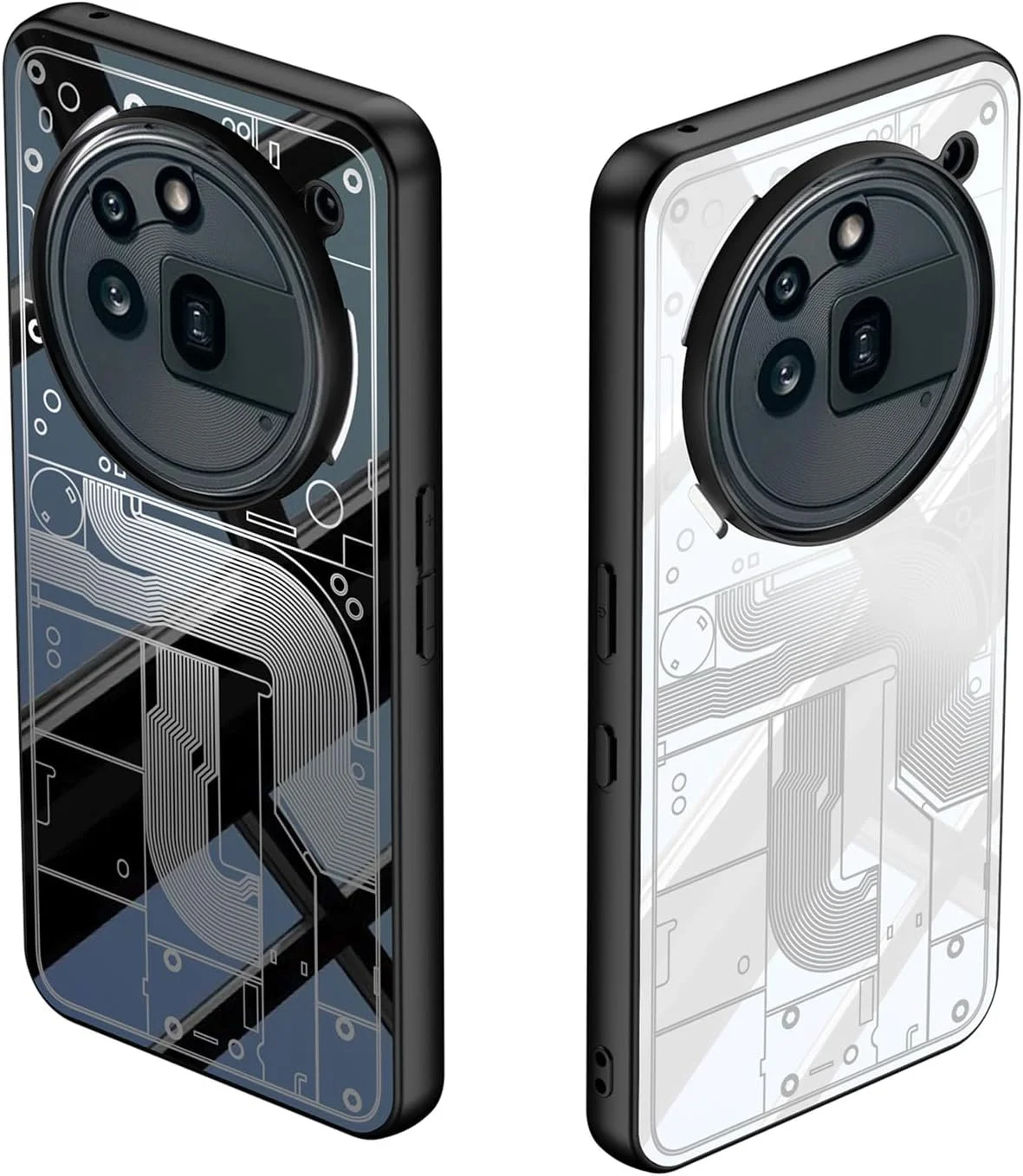 قاب محافظ گوشی Gruattreay سازگار با ناتینگ فون (3a) پرو، با فناوری AG، حس لطیف و سازگار با پوست، لبه TPU نرم، ضد ضربه و محافظ برای ناتینگ فون 3a پرو (مشکی)