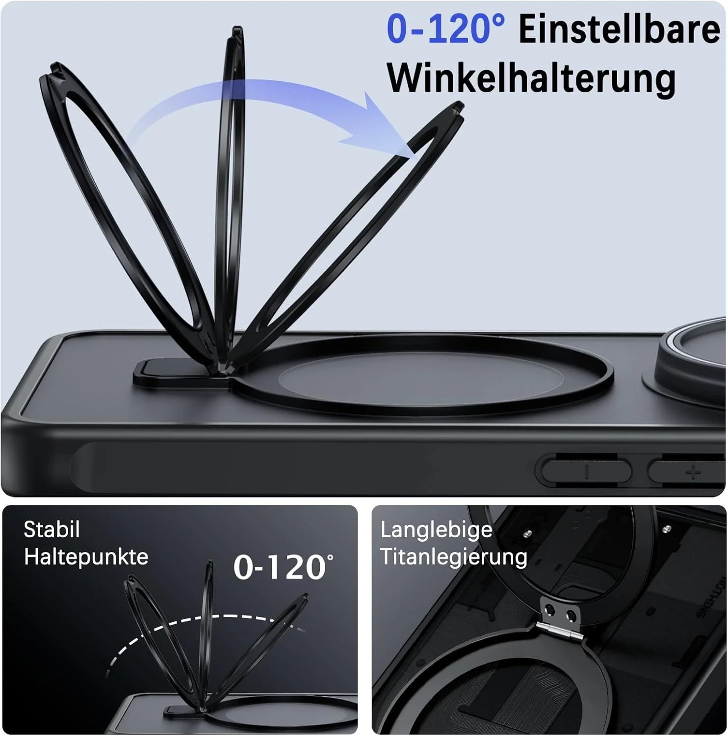 پایه مغناطیسی Telaso برای قاب گوشی ناتینگ فون 3a Pro، قاب مات گوشی موبایل برای ناتینگ فون 3a Pro، سازگار با MagSafe، پوشش محافظ ضد ضربه و ضد افتادن، مشکی