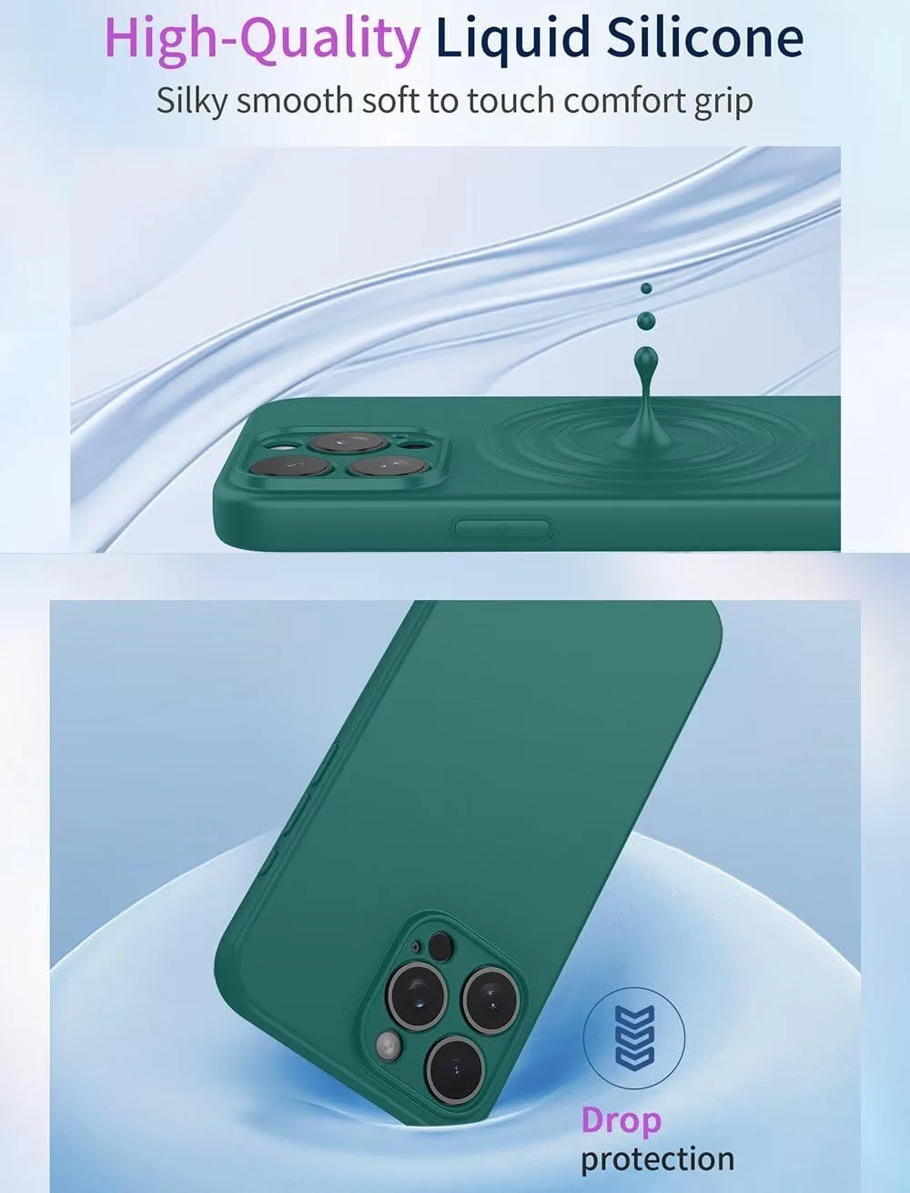 کاور سیلیکونی بسیار نازک و نرم SEAHAI با طراحی ایربگ ضد ضربه و روکش مات شیک TPU برای ناتینگ فون (3) - سبز تیره