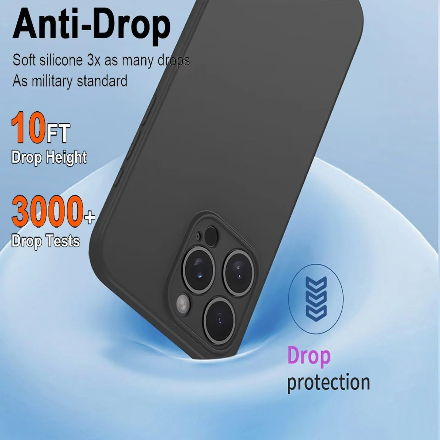 کاور سیلیکونی مشکی ساده و ظریف برای ناتینگ فون (3a)، بامپر TPU نرم و ضد ضربه، بسیار نازک و مات