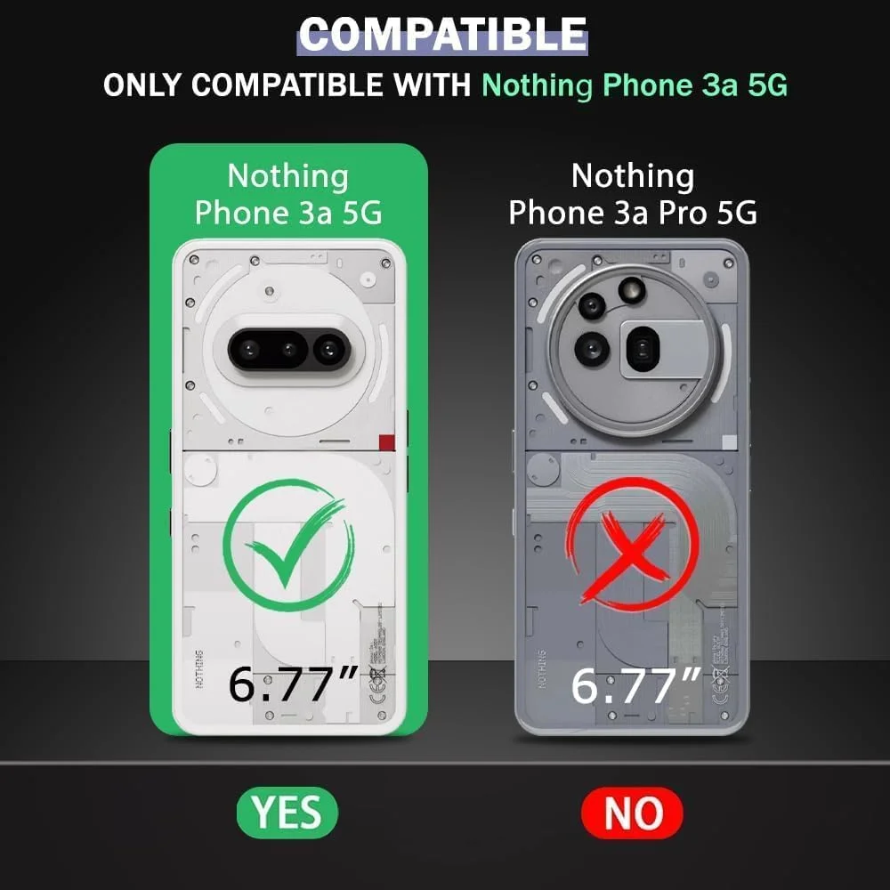 کاور محافظ گوشی SmartGrist مدل هیبریدی ضد ضربه و باریک، سازگار با گوشی ناتینگ فون 3a 5G