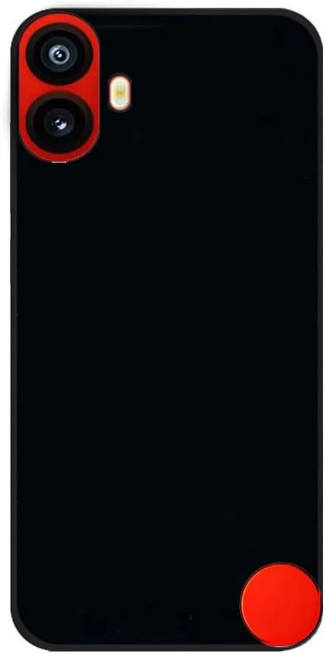 کاور گوشی CMF Phone 1 سازگار با محافظ صفحه نمایش [سیلیکون TPU انعطاف پذیر، مشکی، فوق العاده نازک]