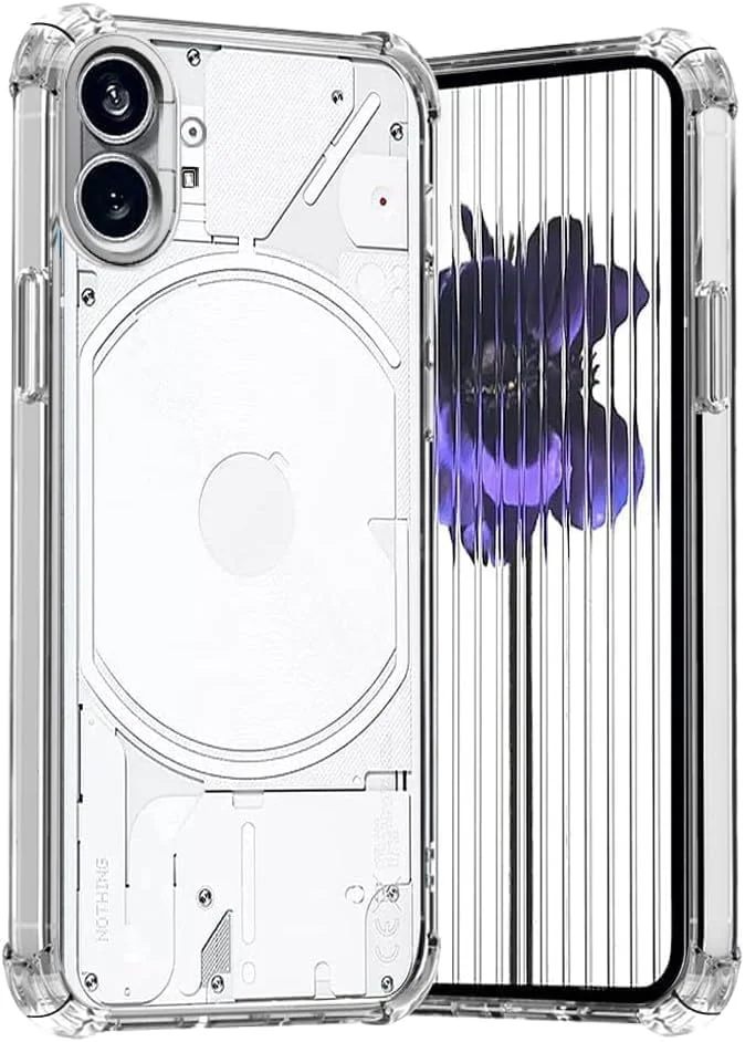 کاور محافظ گوشی ناتینگ فون 1، کاور شفاف ضد خش با ضربه گیر مقاوم و محافظ دوربین