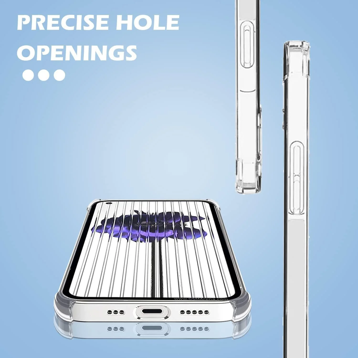 کاور محافظ گوشی ناتینگ فون 1، کاور شفاف ضد خش با ضربه گیر مقاوم و محافظ دوربین