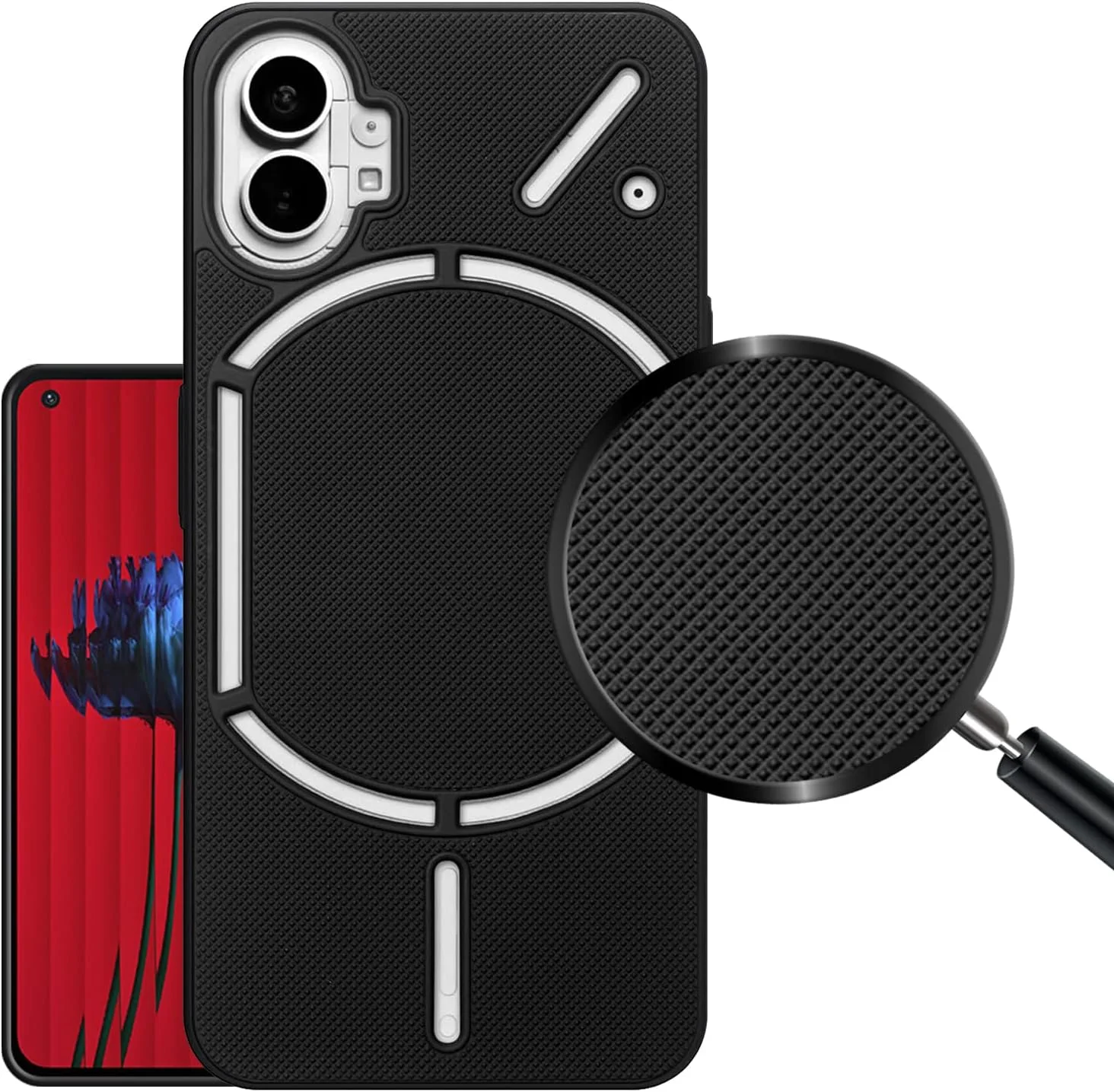 کاور محافظ نرم و مات VIDO با محافظت از لنز دوربین، مناسب برای Nothing Phone 1