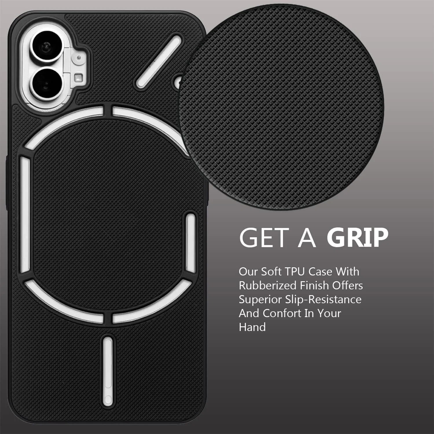 کاور محافظ نرم و مات VIDO با محافظت از لنز دوربین، مناسب برای Nothing Phone 1