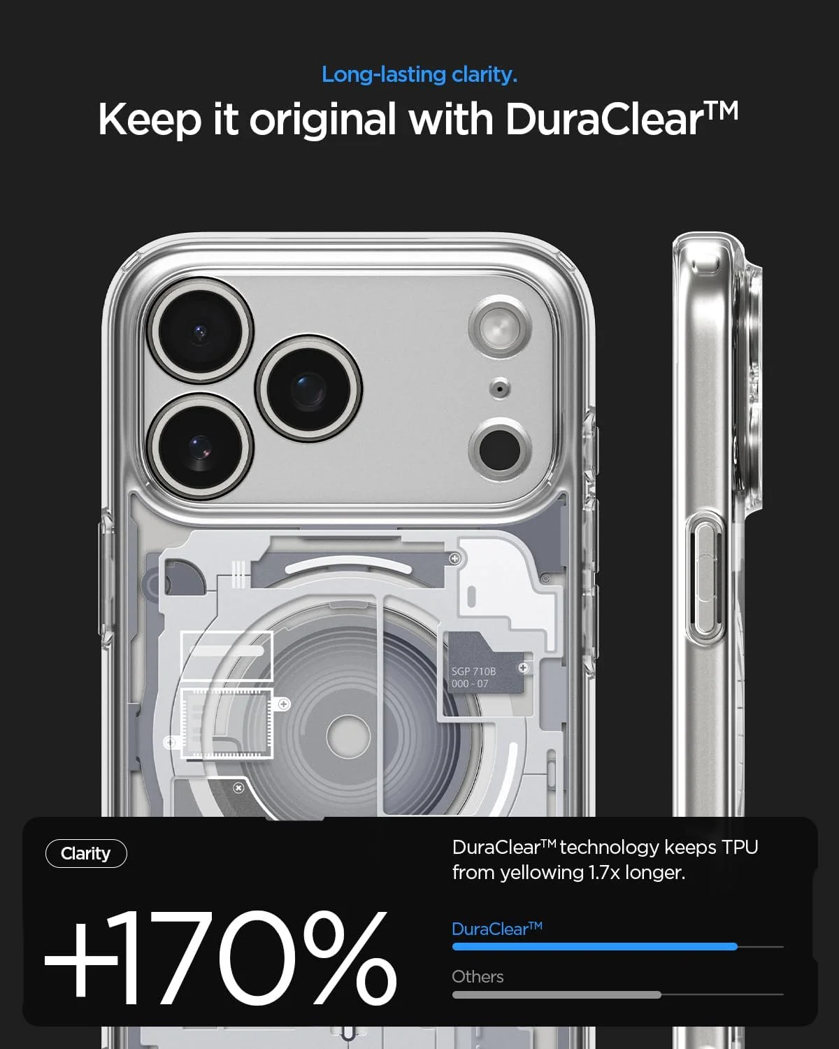 کاور محافظ گوشی آیفون 17 پرو مکس Spigen Ultra Hybrid MagFit [سازگار با MagSafe] (2025) - طرح Zero One White