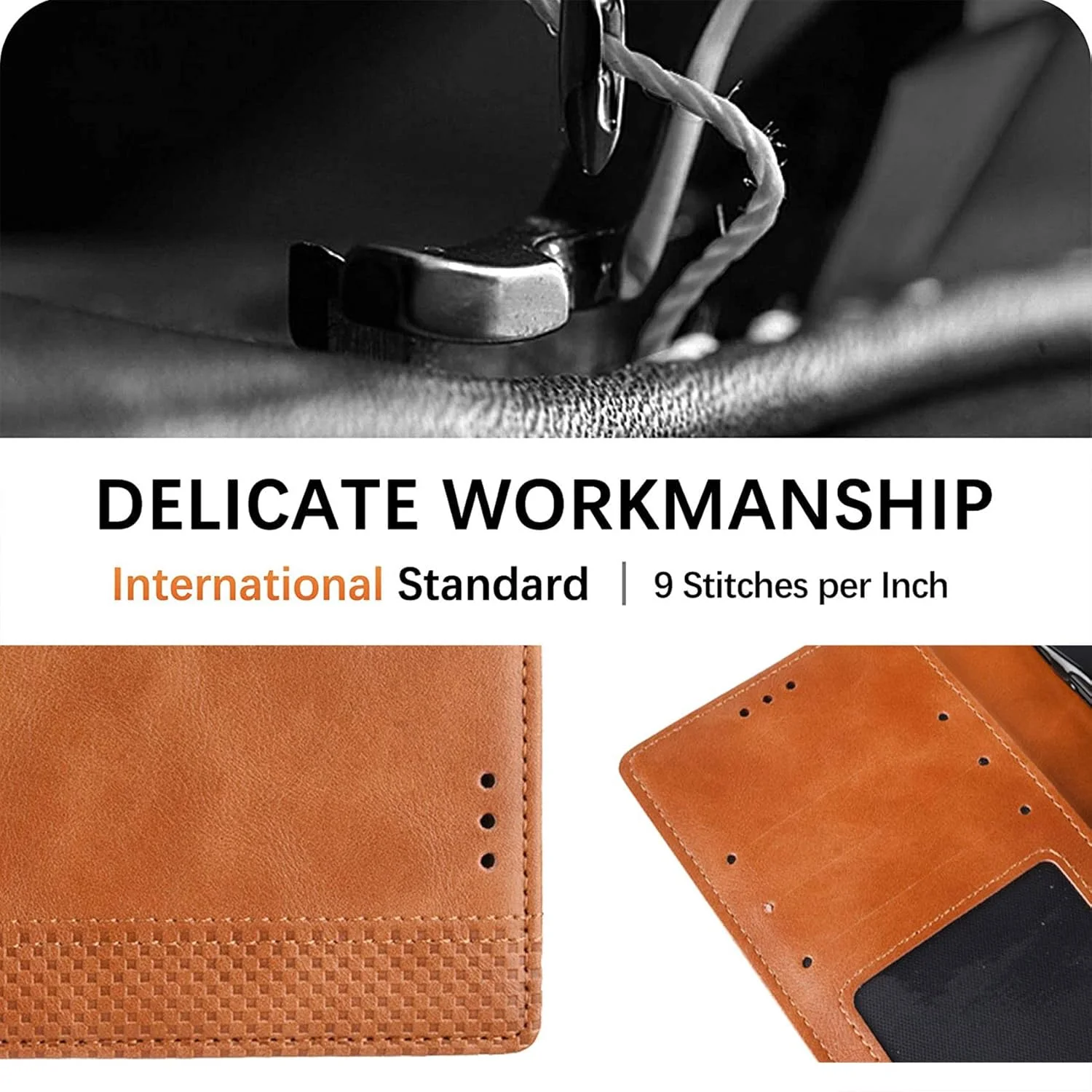 کاور گوشی ناتینگ فون (3a) XINNI، کیف پول چرمی آهنربایی تاشو PU/TPU، آبی