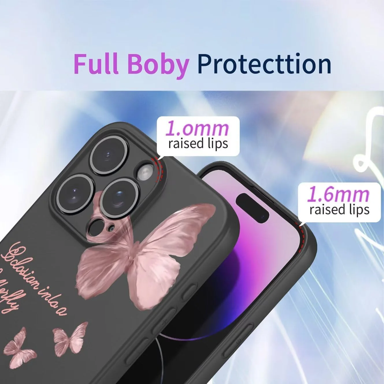 کاور HuDie برای Nothing Phone (3)، طرح فانتزی، بسیار نازک، سیلیکونی مایع نرم، کاور ابریشمی، محافظت کامل از بدنه با ضربه‌گیر TPU ممتاز